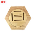 1-10Pcs Wooden Medal Display Racks Hexagonal Honeycomb Combination Medal Holder Honor Commemorative Display Home Wall Decoration